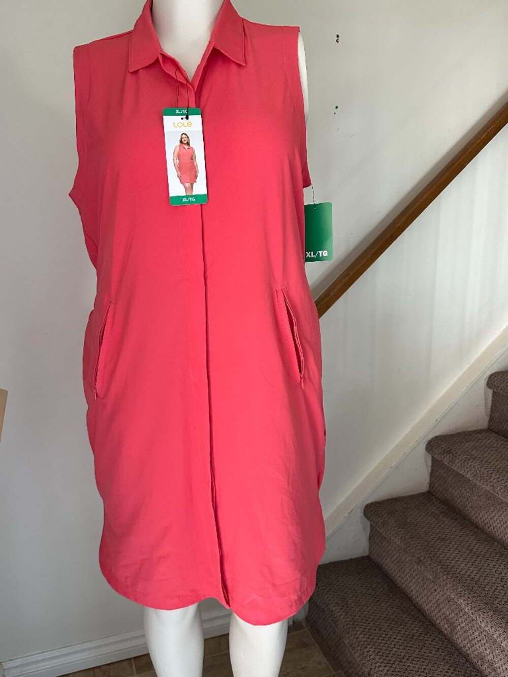 LOLE Women's Dress travel shirt Size xl NWT